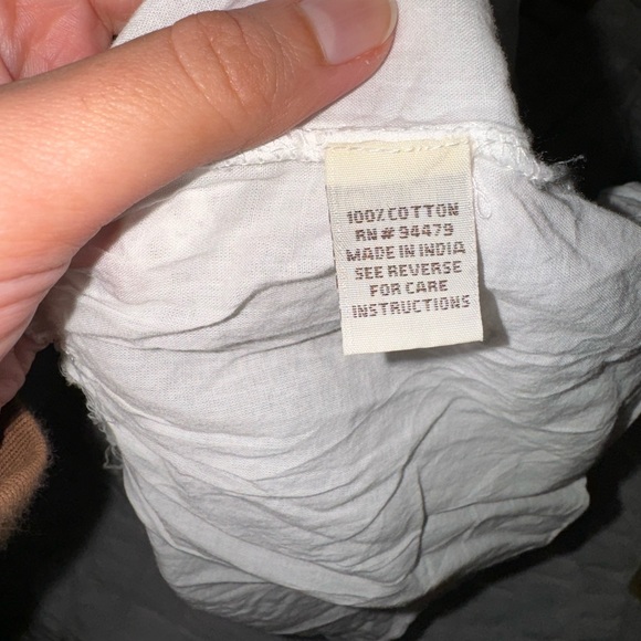 Pretty white Maxi cotton dress NWT perfect for fall - Picture 9 of 9